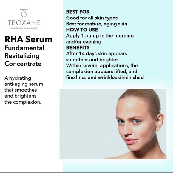 50 NEW TEOXANE RHA Serum Fundamental Revitalizing Concentrate 30 ml / 1.0 fl oz - Picture 4 of 12